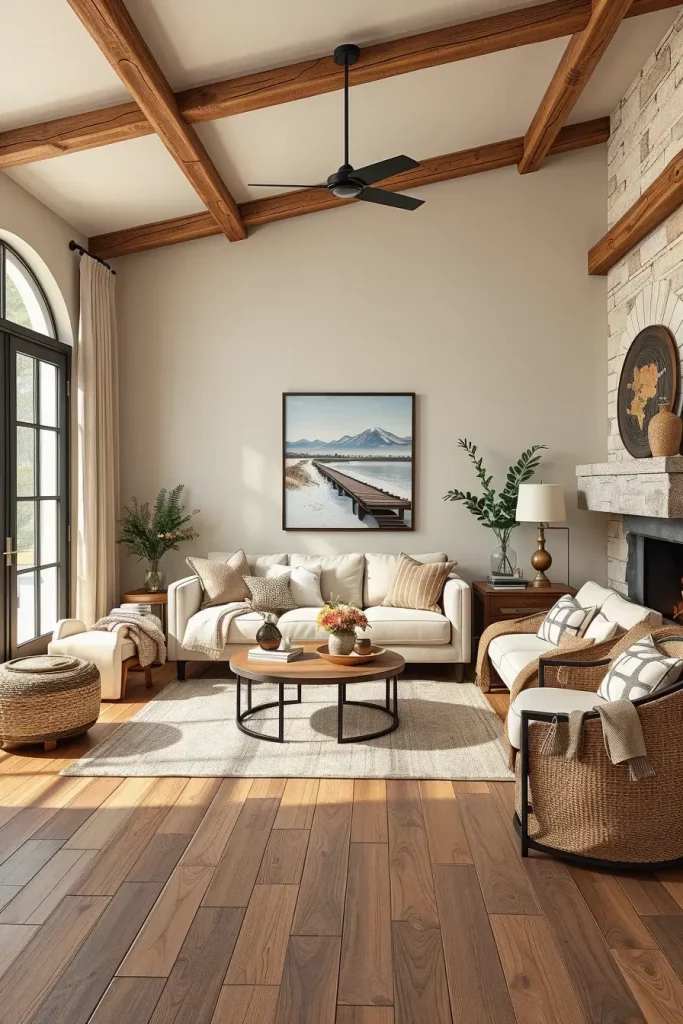 63 Modern Rustic Living Room Ideas for a Cozy Yet Contemporary Space