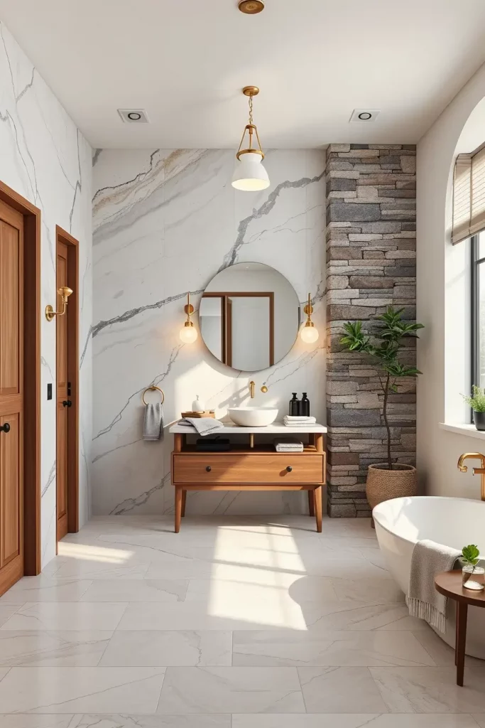63 Modern Rustic Bathroom Ideas That Blend Comfort and Style