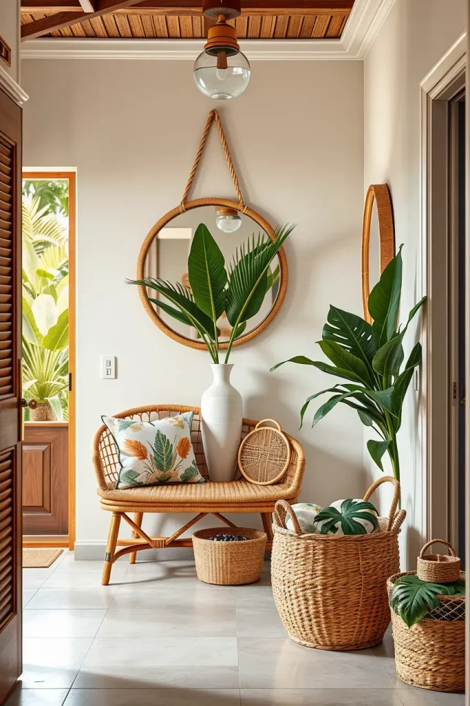 Summertime Hallway Decorations: 61 Bright And Breezy Ideas Refresh Your Entryway This Season