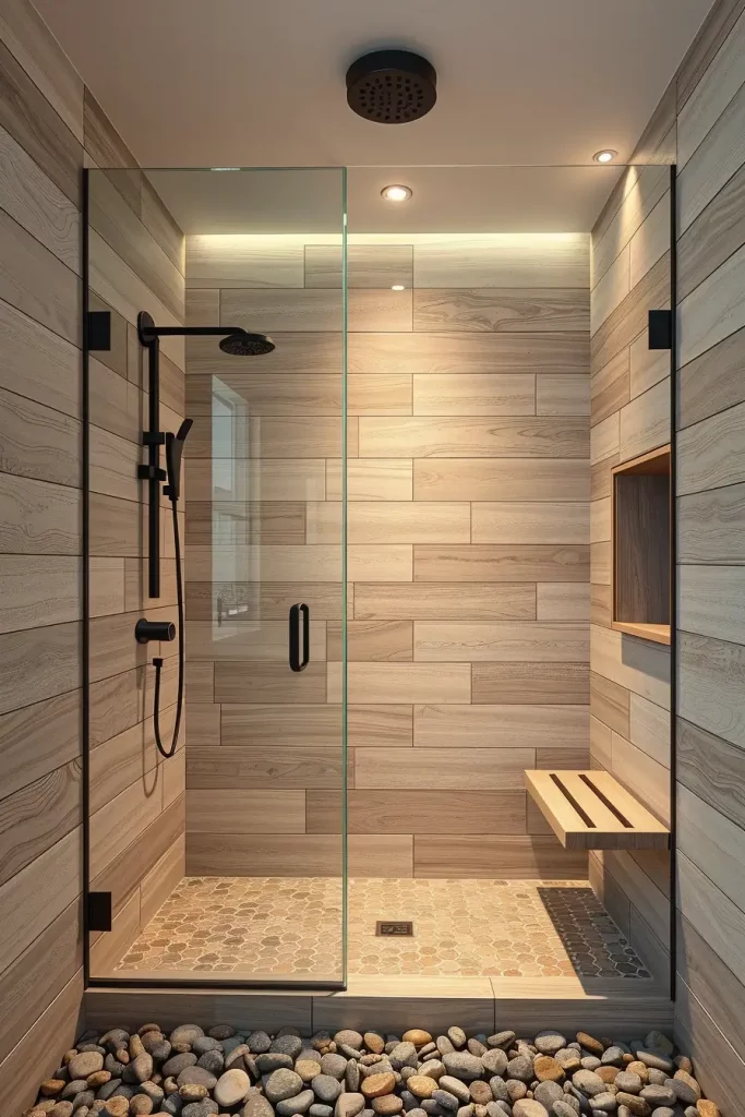60 Wood Tile Bathroom Ideas for a Modern and Natural Look
