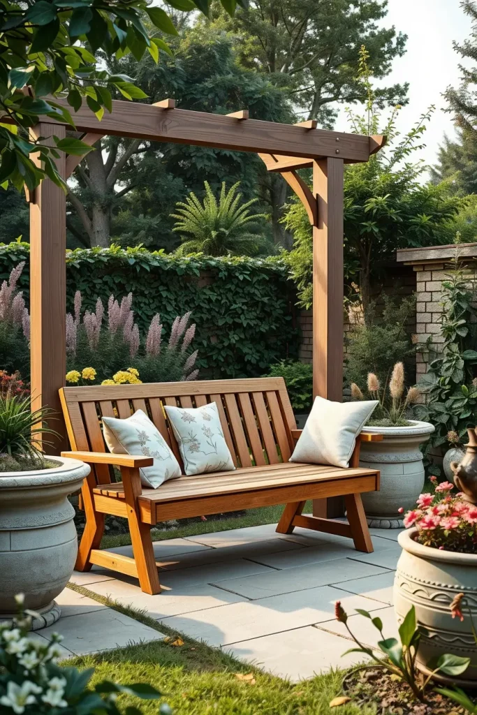 63 Elegant Garden Bench Ideas to Elevate Your Outdoor Space with Style