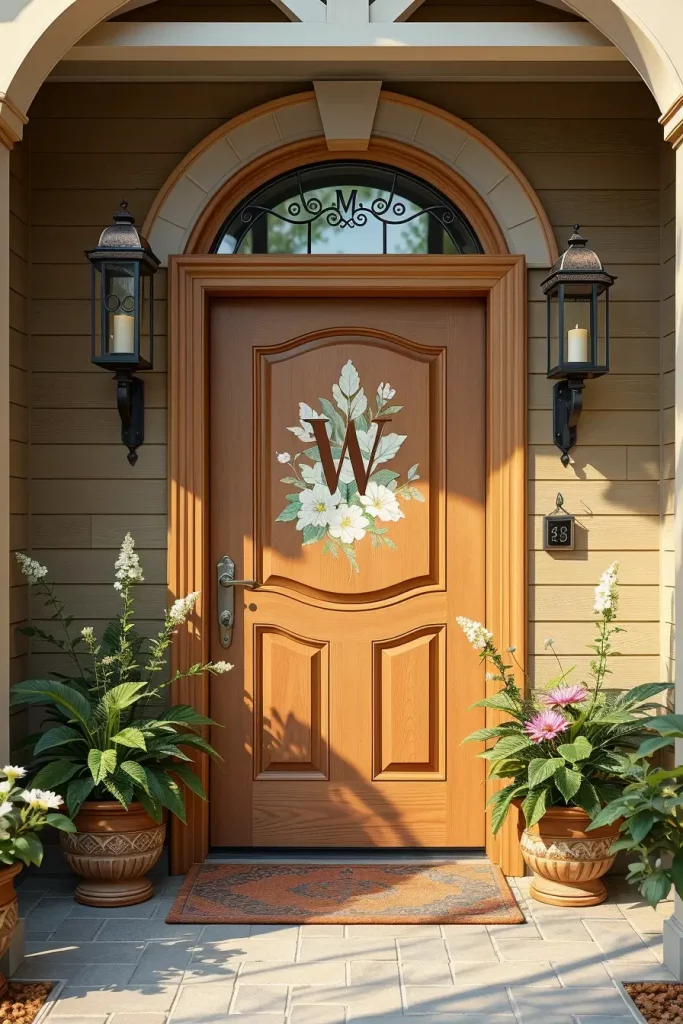 Hand-Painted Accents In The Entryway: 63 Creative Ideas For Personalized First Impressions