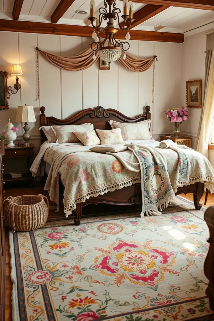 61 Grandmacore Bedroom Ideas to Create a Cozy Vintage-Inspired Retreat