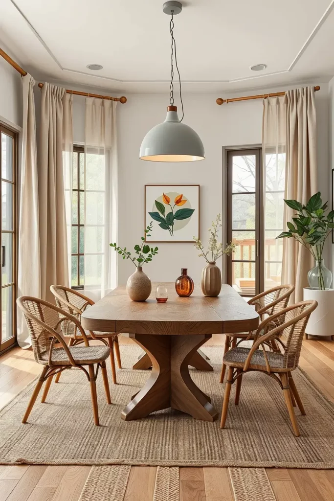 64 Organic Modern Dining Room Ideas for a Natural Yet Stylish Look