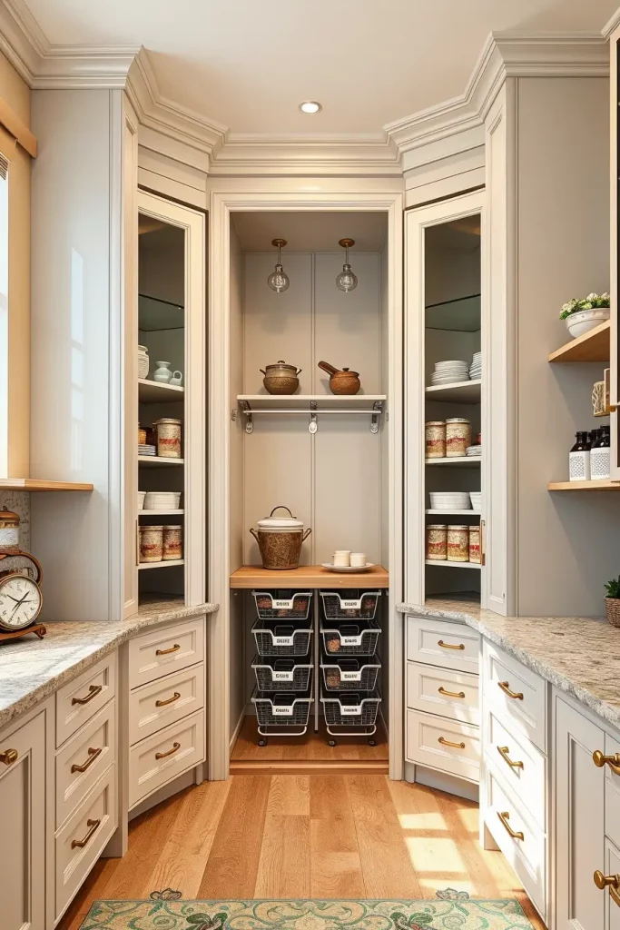 62 Pantry Ideas with Cabinets to Maximize Style and Storage
