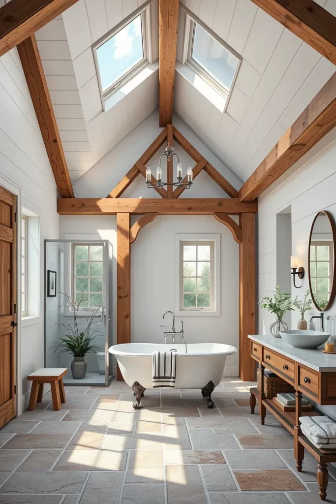 63 Modern Rustic Bathroom Ideas That Blend Comfort and Style