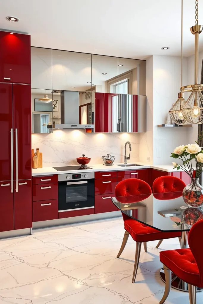 61 Stunning Red Kitchen Cabinets Ideas to Transform Your Space