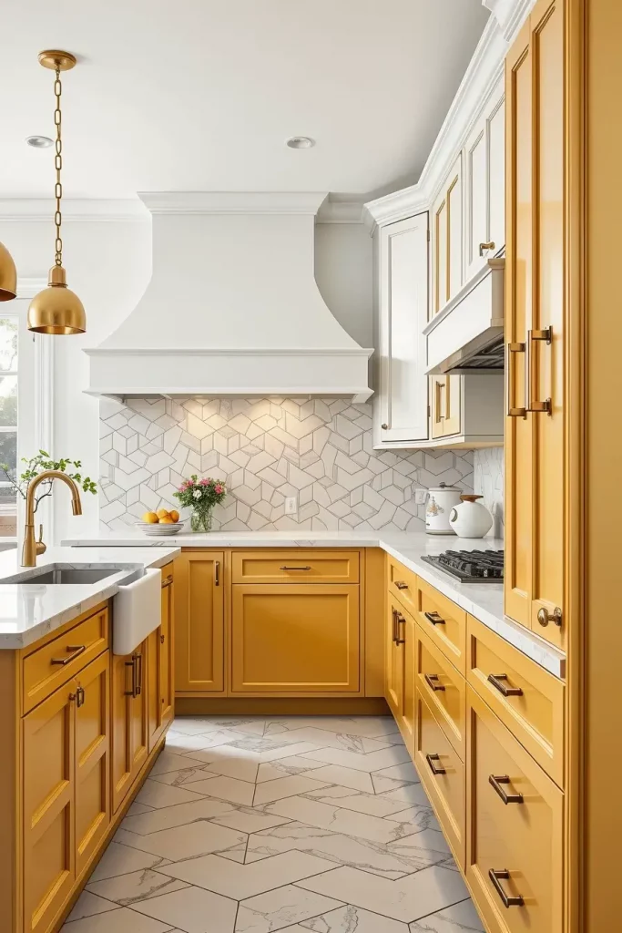 59 Yellow Kitchen Cabinets Ideas to Brighten and Modernize Your Space