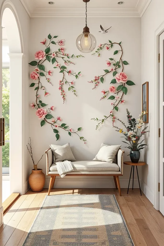 Hand-Painted Accents In The Entryway: 63 Creative Ideas For Personalized First Impressions