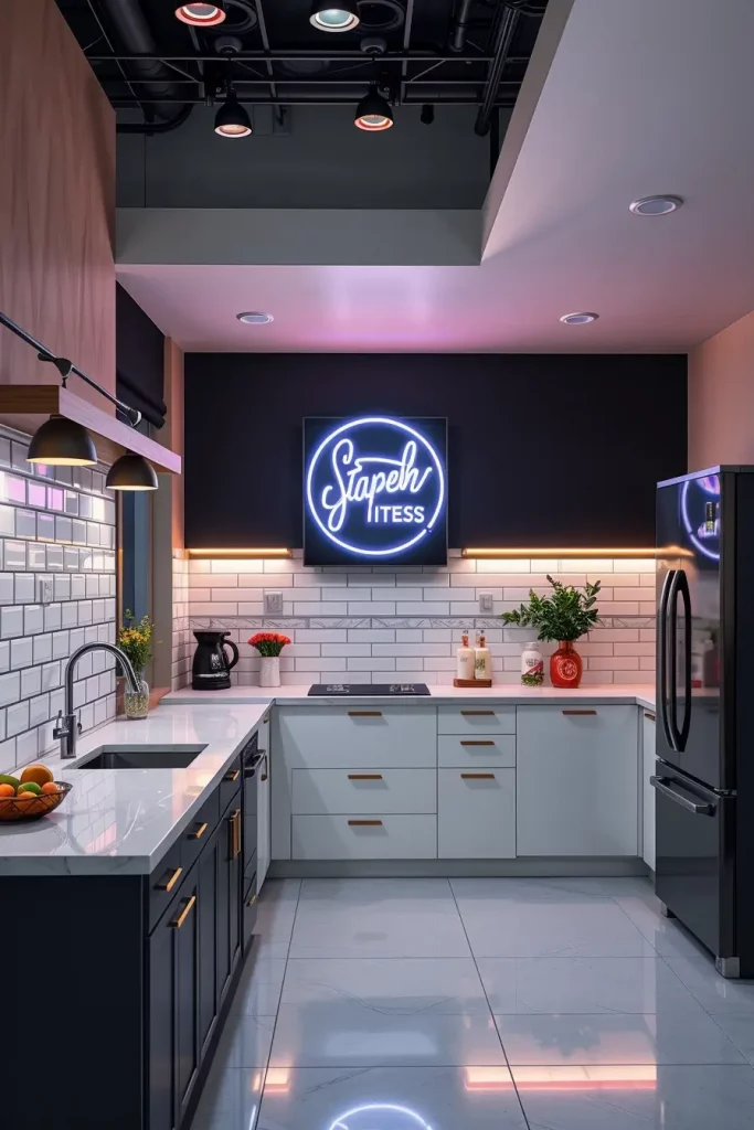 65 Bright Retro Elements in a Modern Kitchen: Add Vintage Charm to a Sleek Space