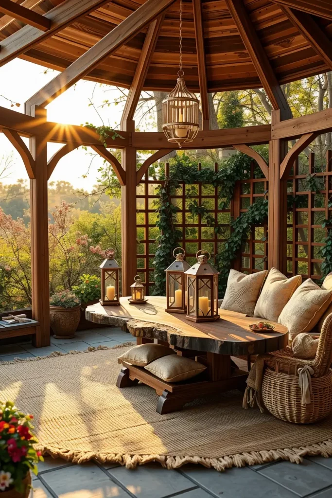 62 Cozy Outdoor Gazebo Ideas to Transform Your Backyard into a Relaxing Retreat