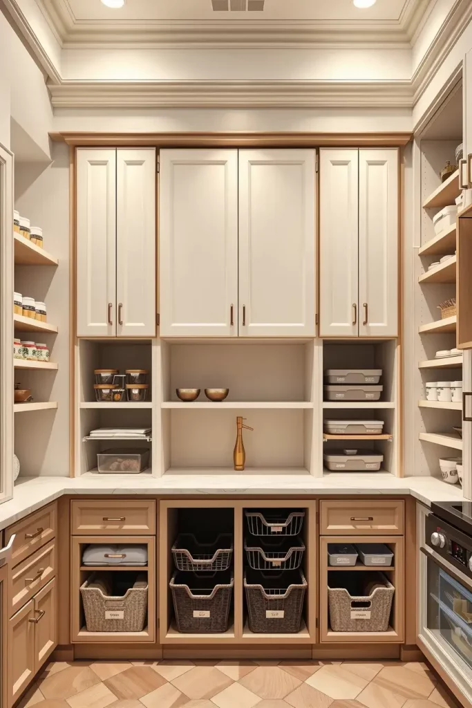 62 Pantry Ideas with Cabinets to Maximize Style and Storage