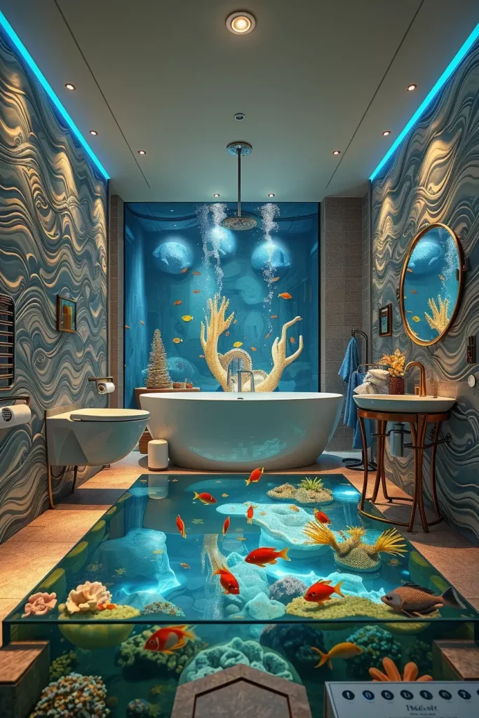 61 Unusual Bathroom Designs That Redefine Style and Function