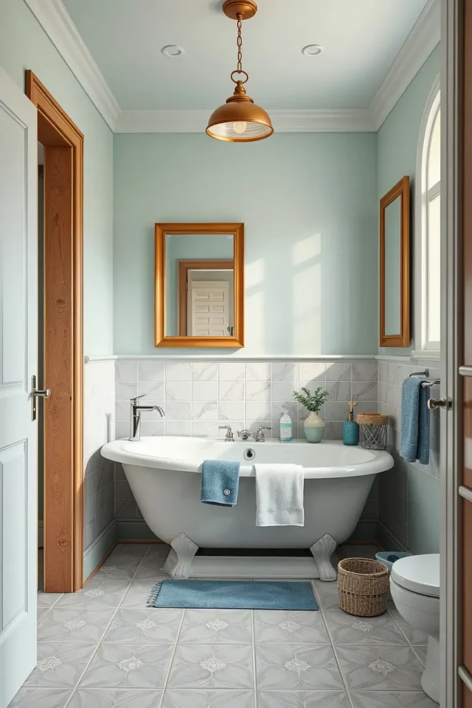 61 Sage and Blue Bathroom Ideas for a Calm and Stylish Space