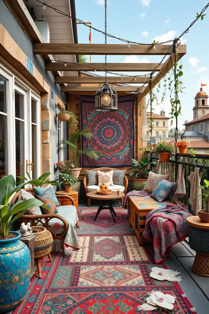 61 Bohemian Balcony Decor Ideas to Transform Your Outdoor Space into a Relaxing Oasis