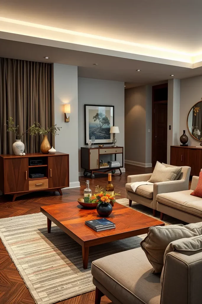 60 Modern Living Room Ideas with Vintage Accents for a Stylish Timeless Space