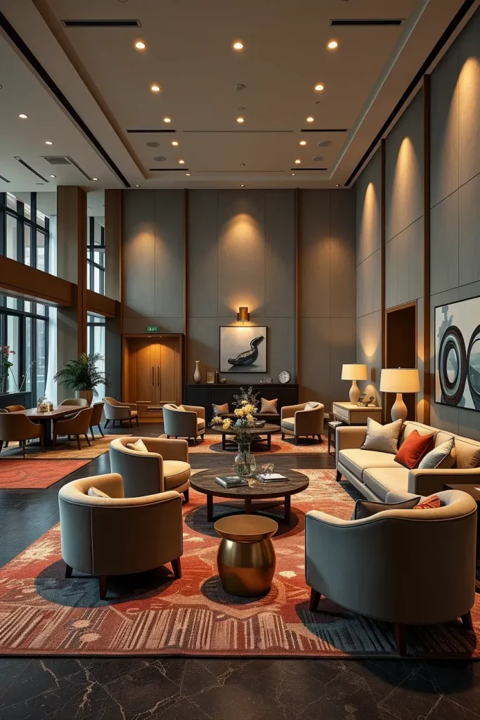 59 Sophisticated Lobby Designs That Define Modern Elegance
