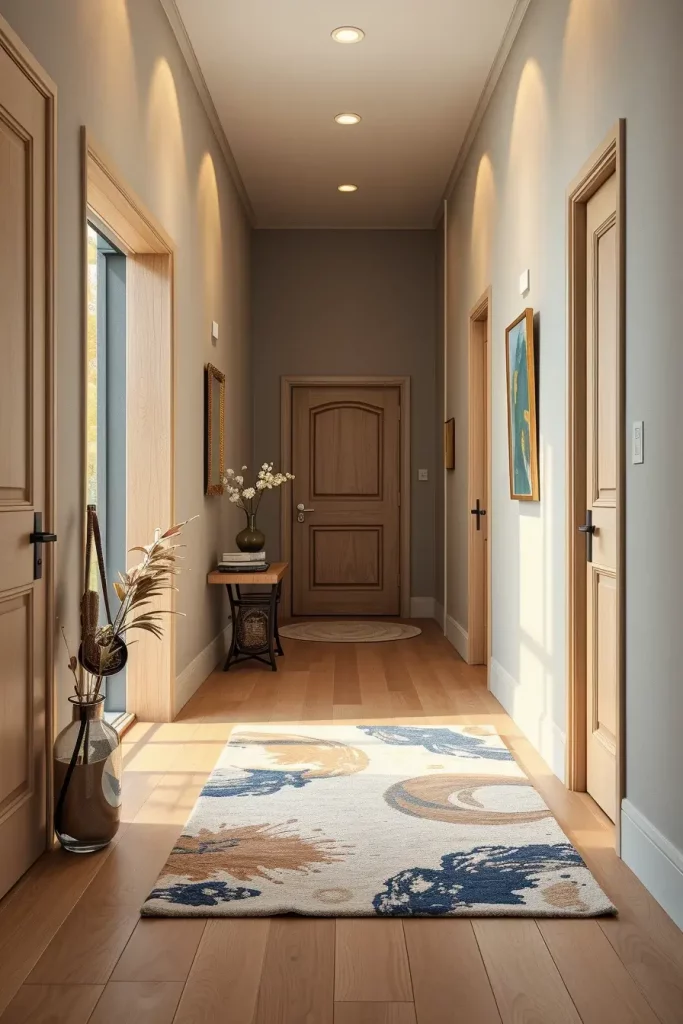 59 Modern Hallway Designs That Transform Transitional Spaces into Stylish Statements