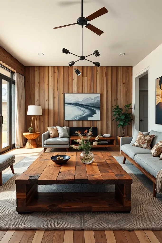 63 Modern Rustic Living Room Ideas for a Cozy Yet Contemporary Space