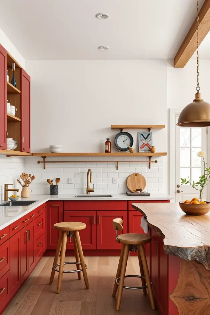 61 Stunning Red Kitchen Cabinets Ideas to Transform Your Space