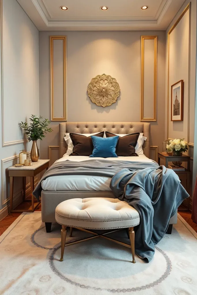 58 Luxury Small Bedroom Decor Ideas to Maximize Elegance in Limited Space
