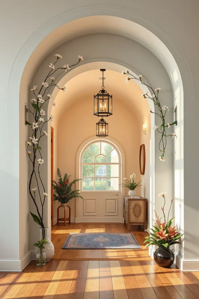 Hand-Painted Accents In The Entryway: 63 Creative Ideas For Personalized First Impressions