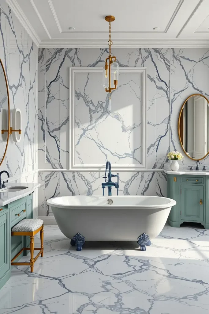 61 Sage and Blue Bathroom Ideas for a Calm and Stylish Space