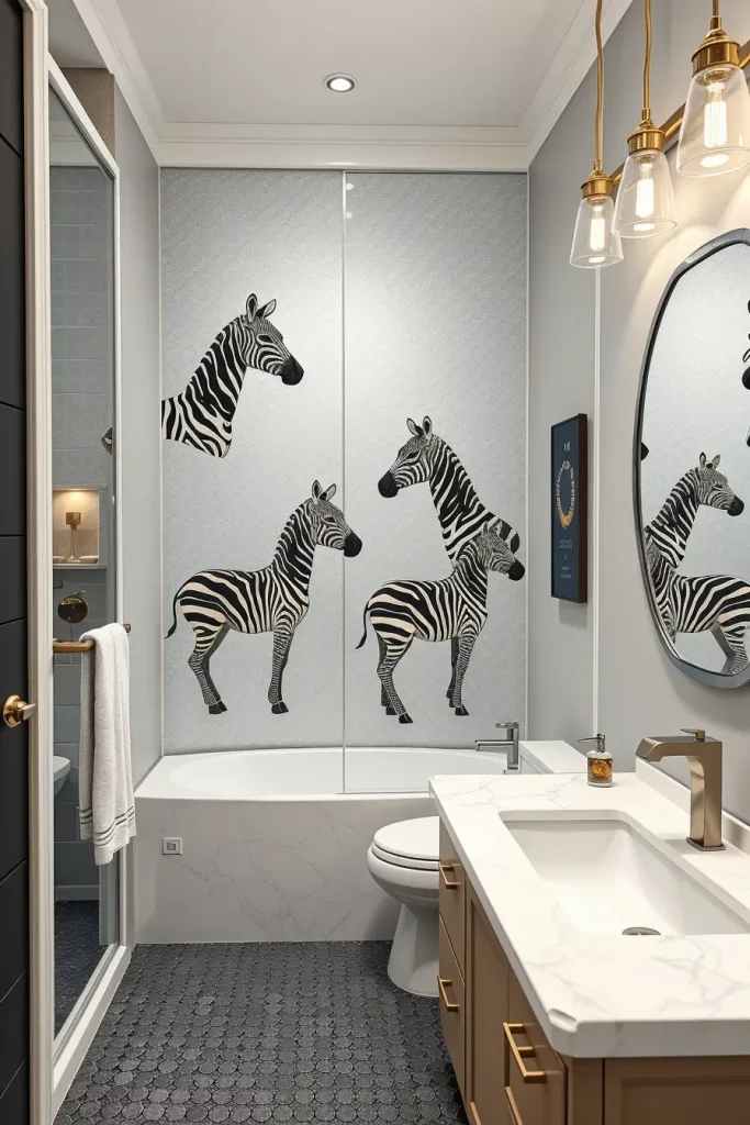 Animal Prints in the Bathroom: 59 Wildly Stylish Decor Ideas for a Bold Interior