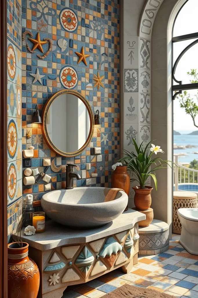 60 Mediterranean Bathroom Ideas to Create a Serene Coastal Oasis