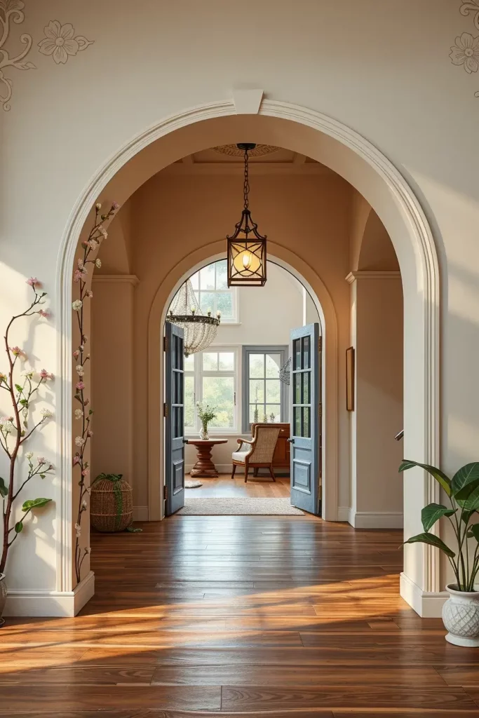 Hand-Painted Accents In The Entryway: 63 Creative Ideas For Personalized First Impressions