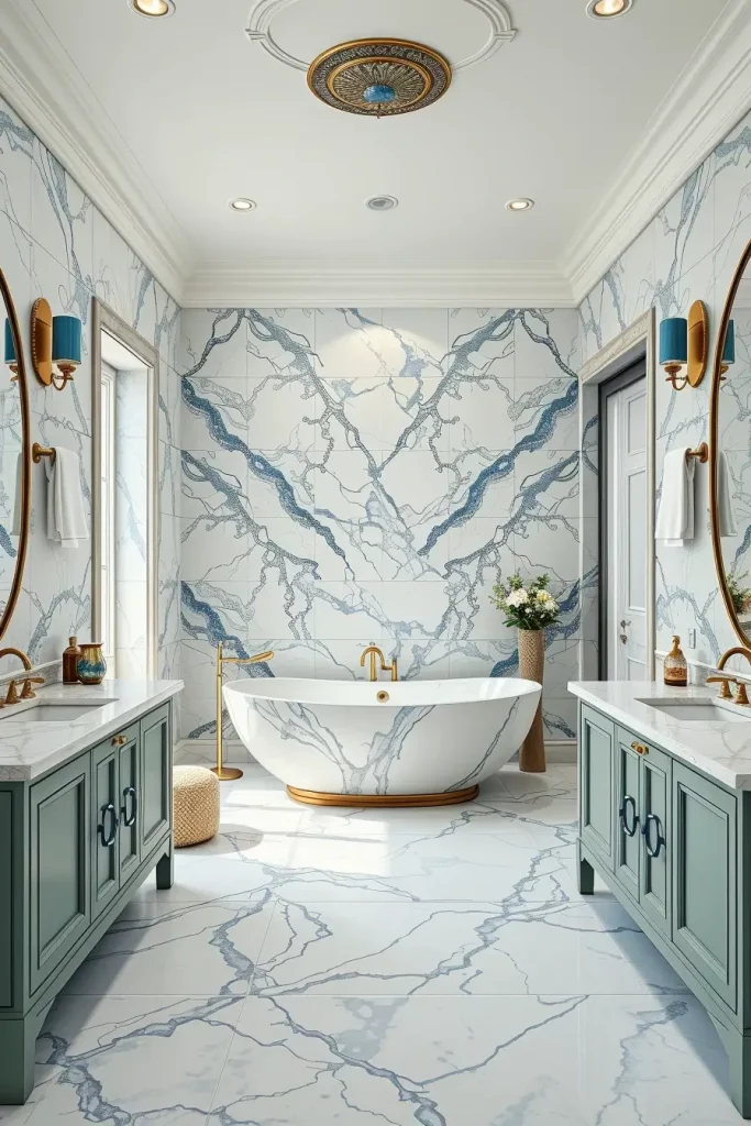 61 Sage and Blue Bathroom Ideas for a Calm and Stylish Space