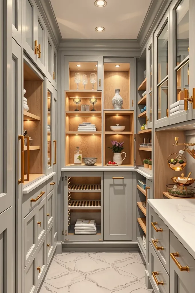 62 Pantry Ideas with Cabinets to Maximize Style and Storage