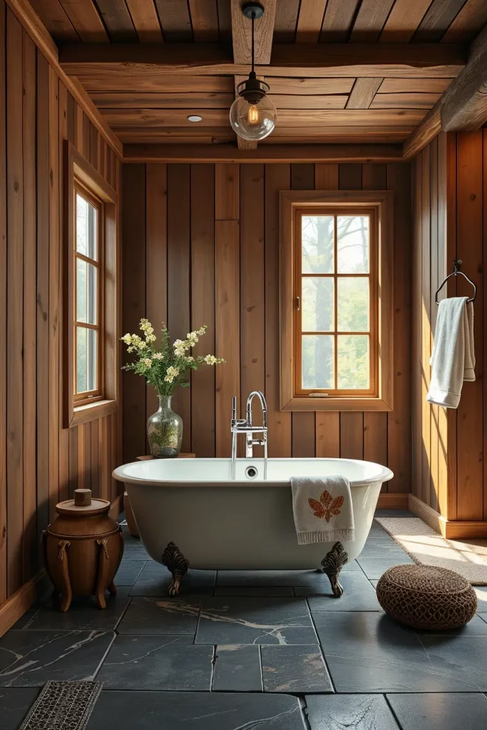 63 Modern Rustic Bathroom Ideas That Blend Comfort and Style