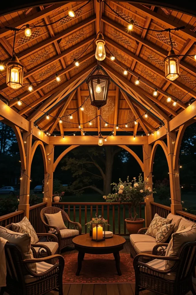 63 Cozy Gazebo Decor Ideas to Transform Your Outdoor Space into a Relaxing Retreat