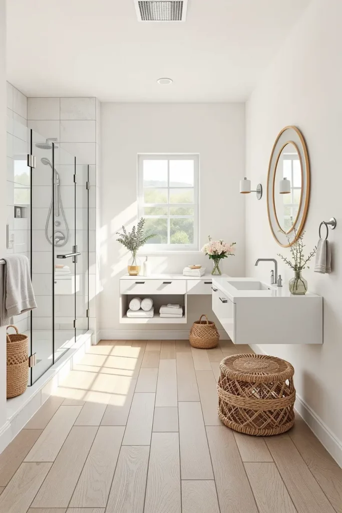 60 Wood Tile Bathroom Ideas for a Modern and Natural Look