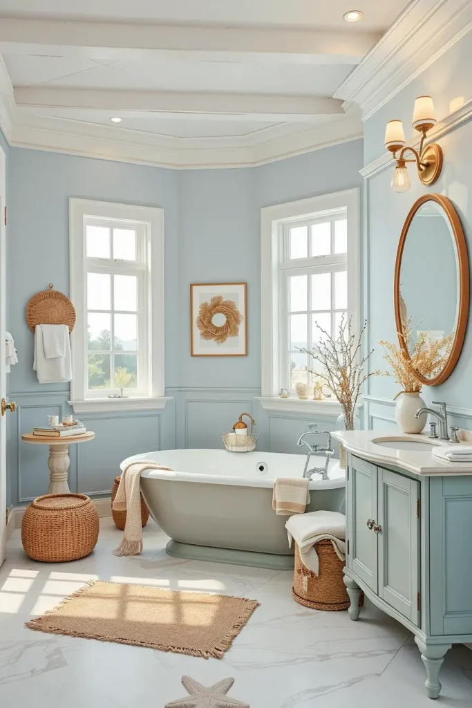 61 Sage and Blue Bathroom Ideas for a Calm and Stylish Space