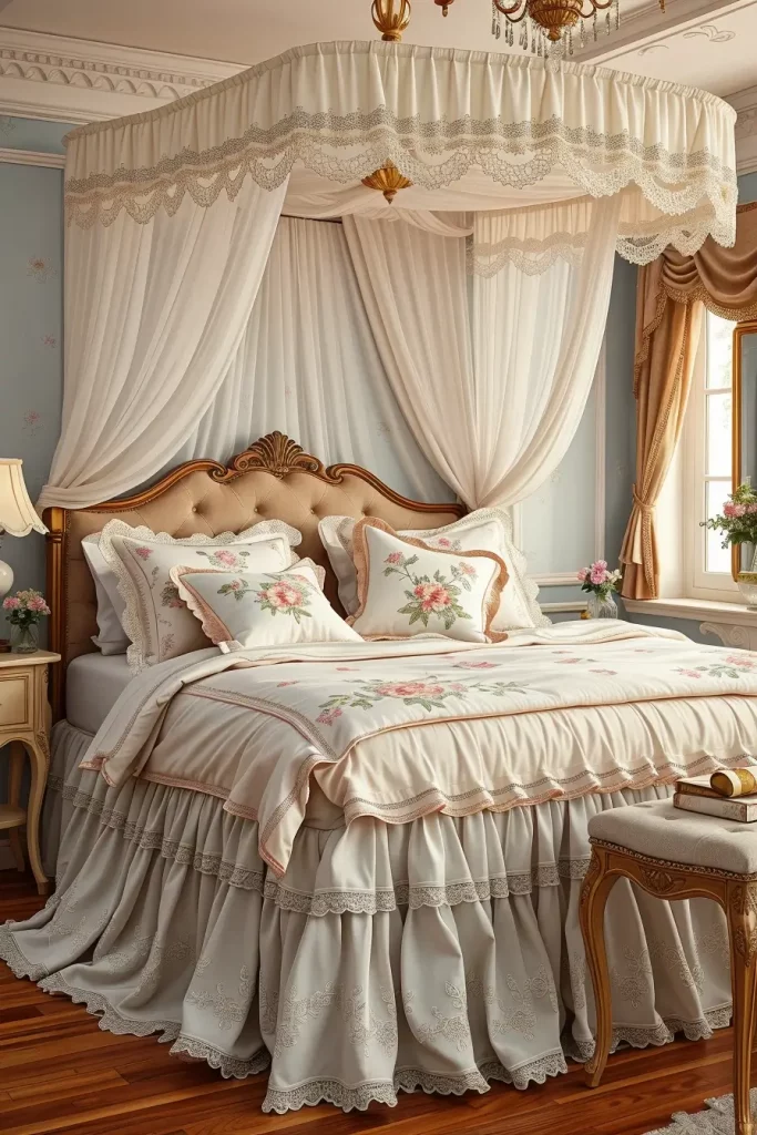 61 Grandmacore Bedroom Ideas to Create a Cozy Vintage-Inspired Retreat