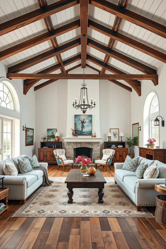 65 Stunning Farmhouse Living Room Ideas to Inspire Cozy and Stylish Spaces
