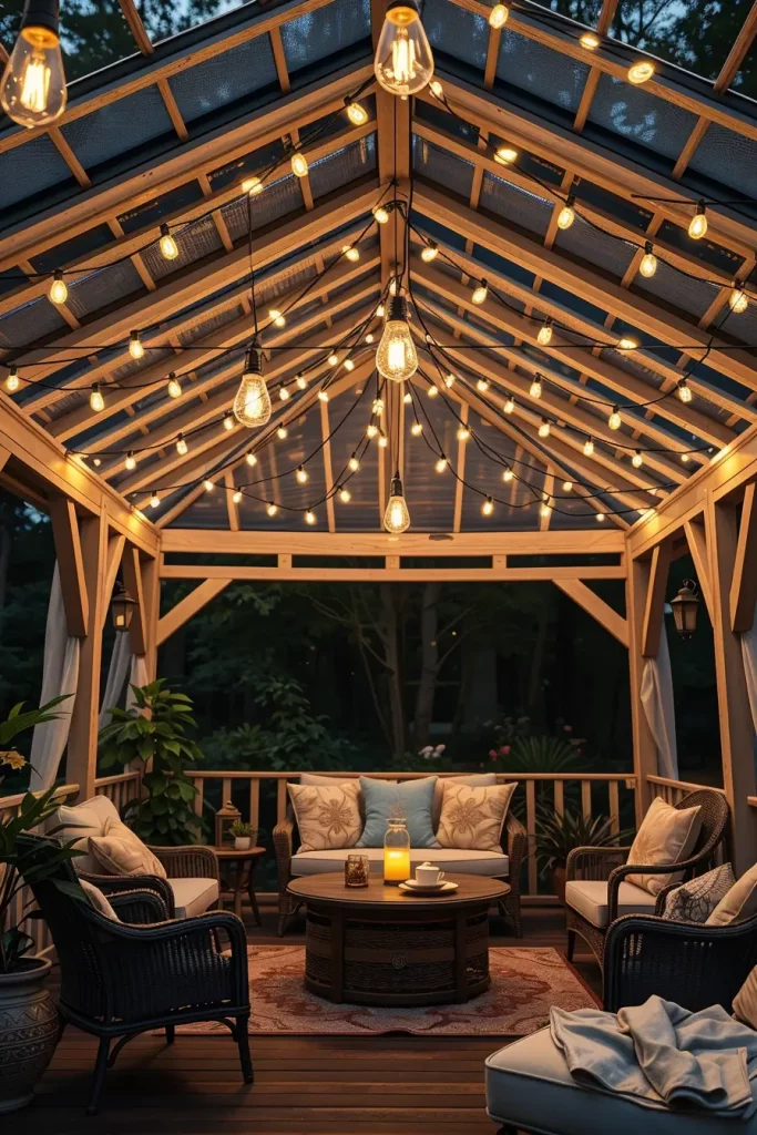 63 Cozy Gazebo Decor Ideas to Transform Your Outdoor Space into a Relaxing Retreat