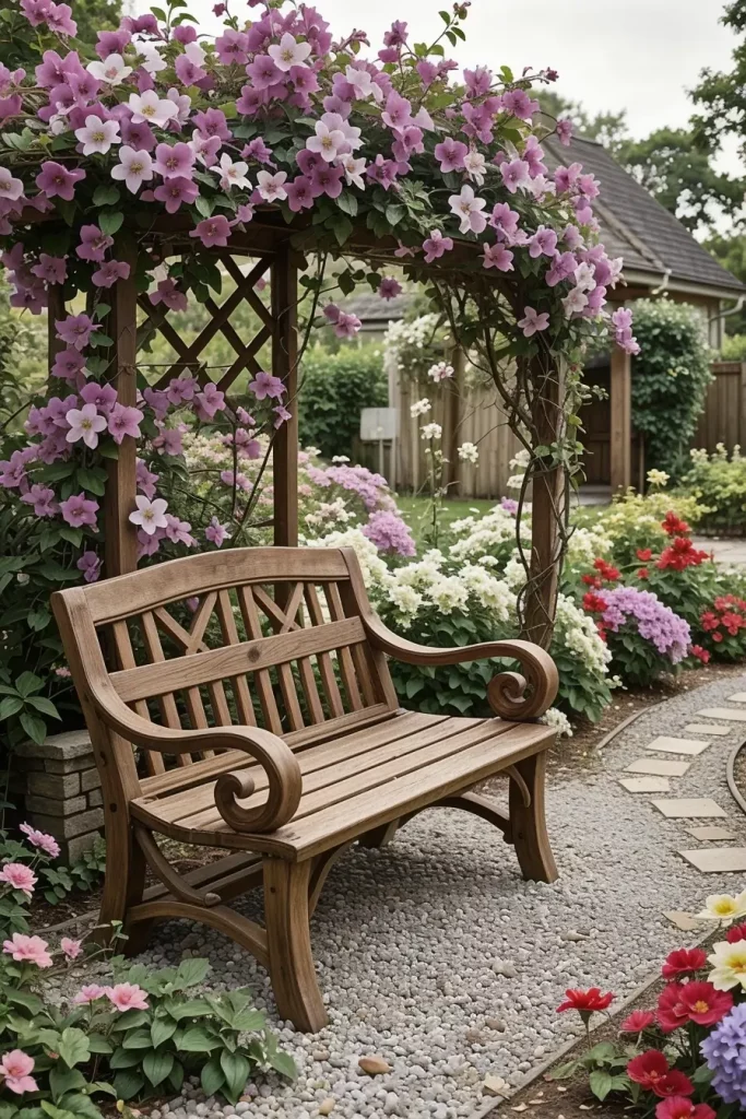 63 Elegant Garden Bench Ideas to Elevate Your Outdoor Space with Style