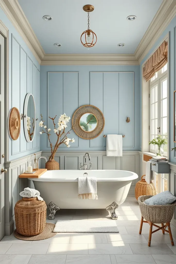 61 Sage and Blue Bathroom Ideas for a Calm and Stylish Space