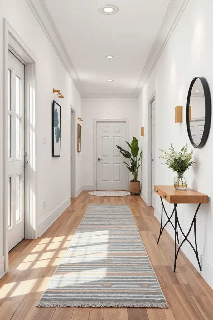 61 Narrow Hallway Decorations to Maximize Style in Small Spaces