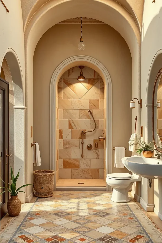 60 Mediterranean Bathroom Ideas to Create a Serene Coastal Oasis
