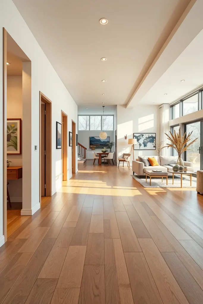 59 Modern Hallway Designs That Transform Transitional Spaces into Stylish Statements