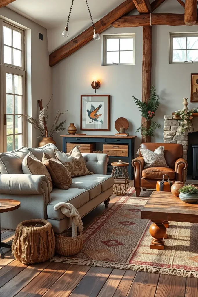 63 Modern Rustic Living Room Ideas for a Cozy Yet Contemporary Space