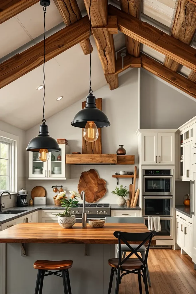 62 Modern Rustic Kitchen Ideas That Blend Charm and Functionality