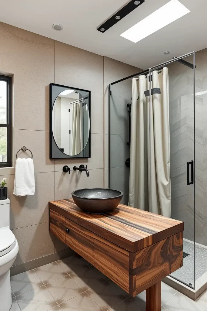 63 Modern Rustic Bathroom Ideas That Blend Comfort and Style