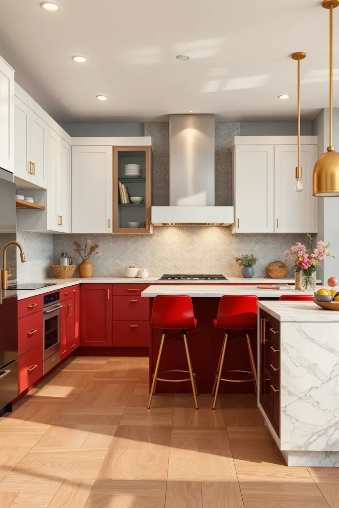 61 Stunning Red Kitchen Cabinets Ideas to Transform Your Space