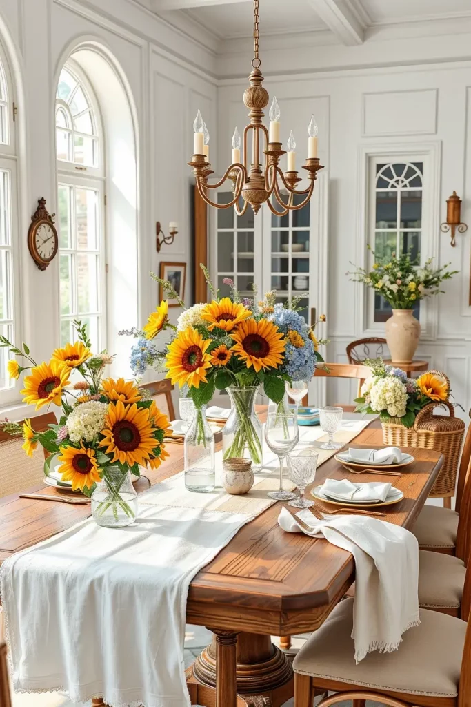 60 Summertime Dining Room Decorations to Refresh Your Space with Seasonal Charm
