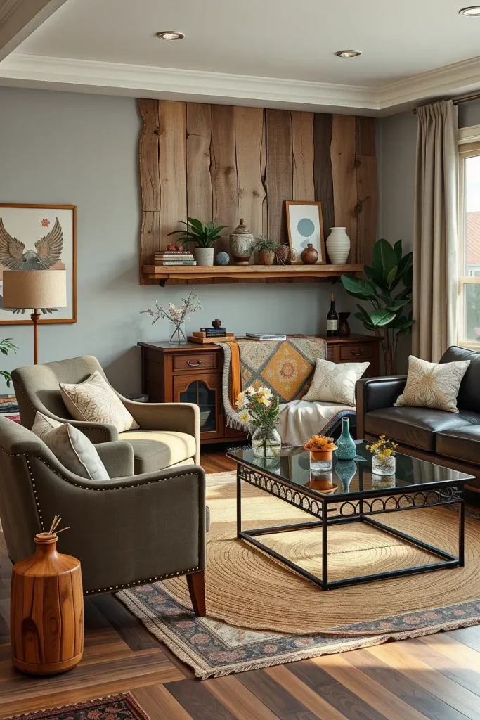 60 Modern Living Room Ideas with Vintage Accents for a Stylish Timeless Space